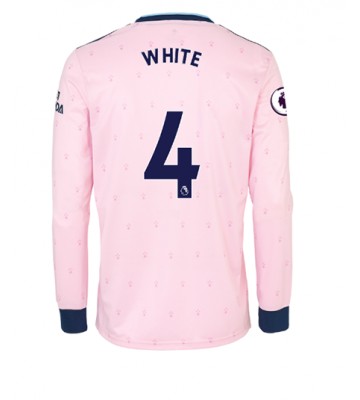 Arsenal Benjamin White #4 Tredjedrakt 2022-23 Langermet